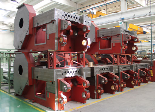 Monoblock main frame, sacma,fundamental element, performance, machine, cold forming machine, rigidity, precision, reliability,  experience, sophisticated simulation methods,design, maximum rigidity, suppliers